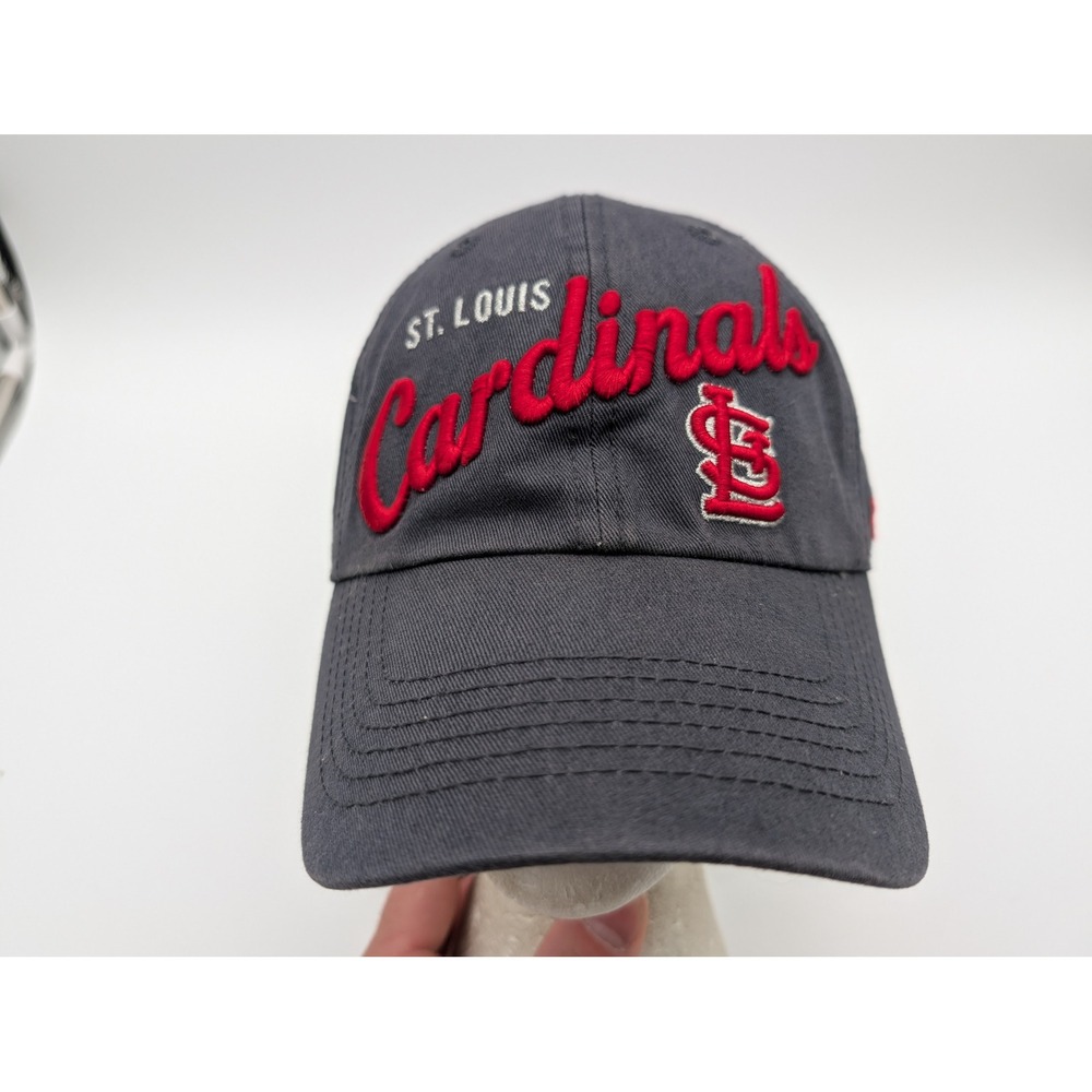 47 Brand St Louis Cardinals Hat Gray Adjustable Baseball Cap MLB Logo
